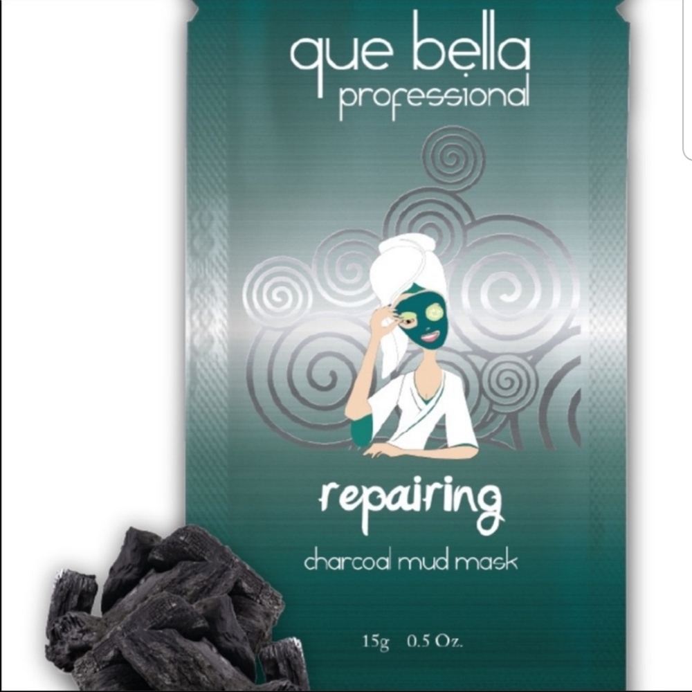 10 Pack Que Bella Charcoal Repairing Mask